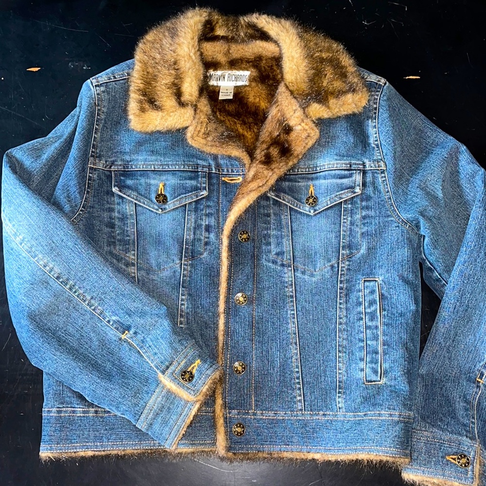 Fur lined Jean Jacket